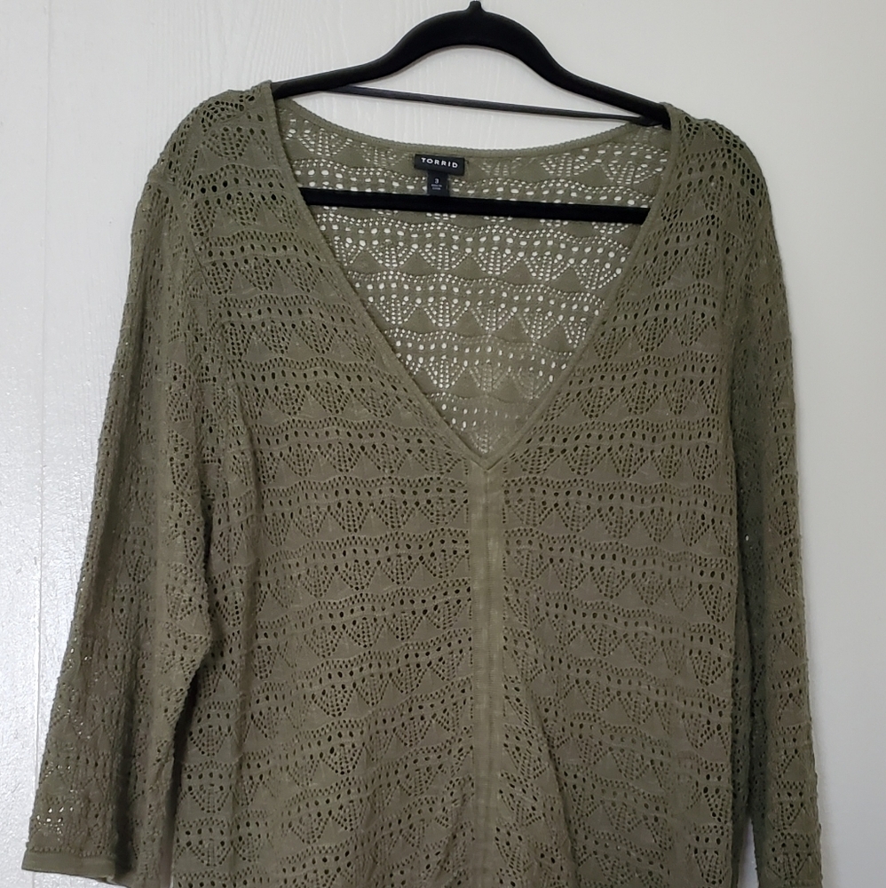 Olive Green Women's Sweater